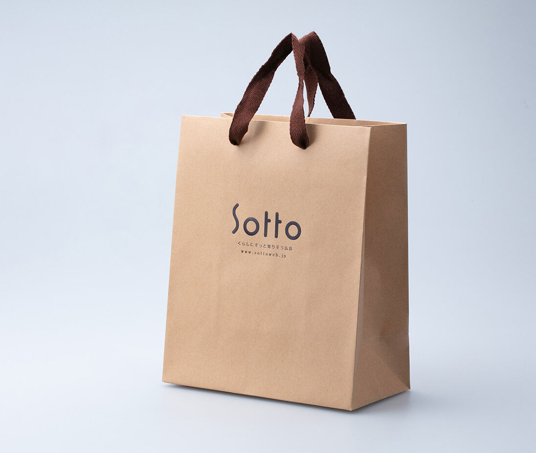 sottoのギフト包装 商品サイズに合わせた包み