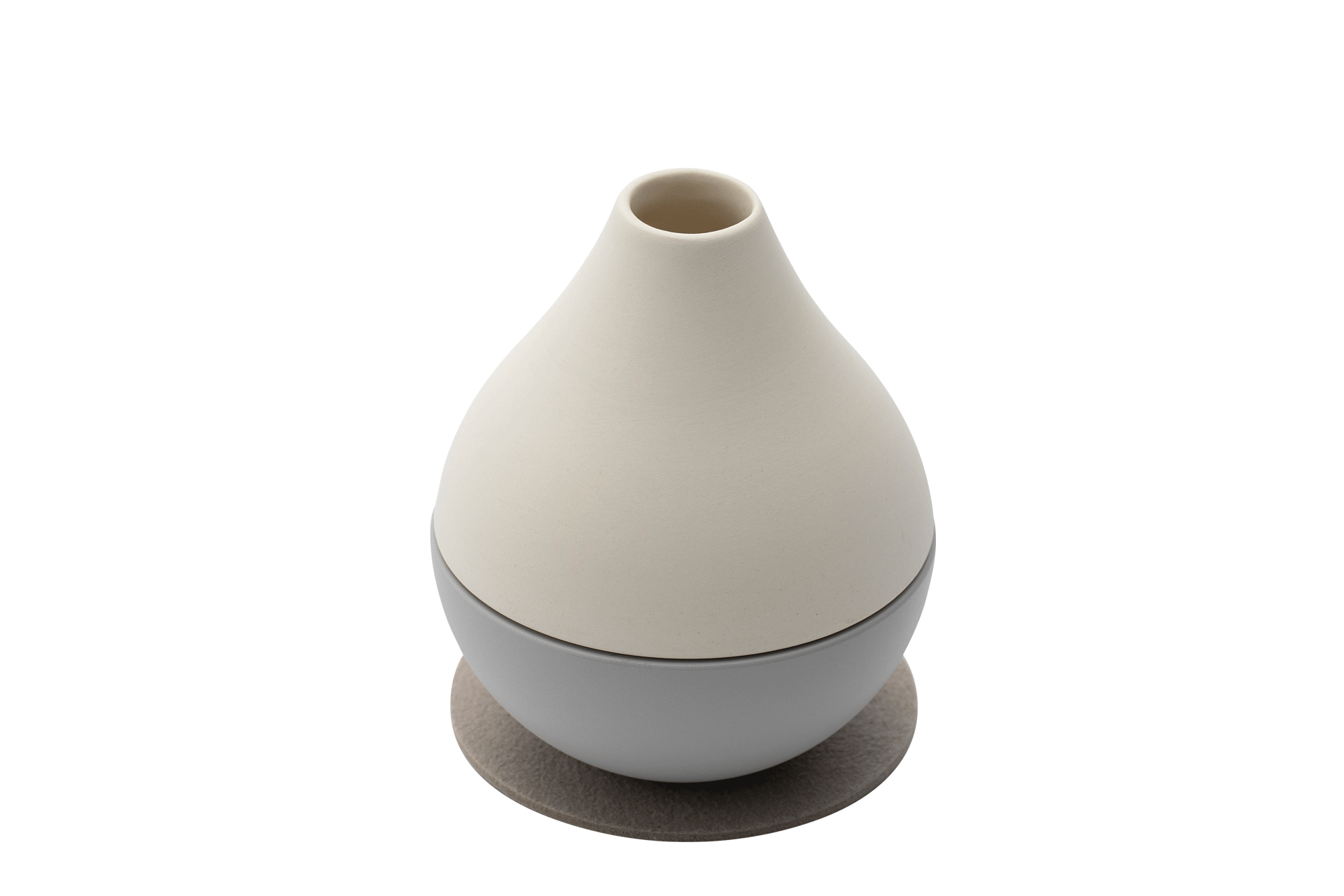 ソラ ポタリン Sora Potterin ペット用 おりん・三具足 ライトグレー 単体